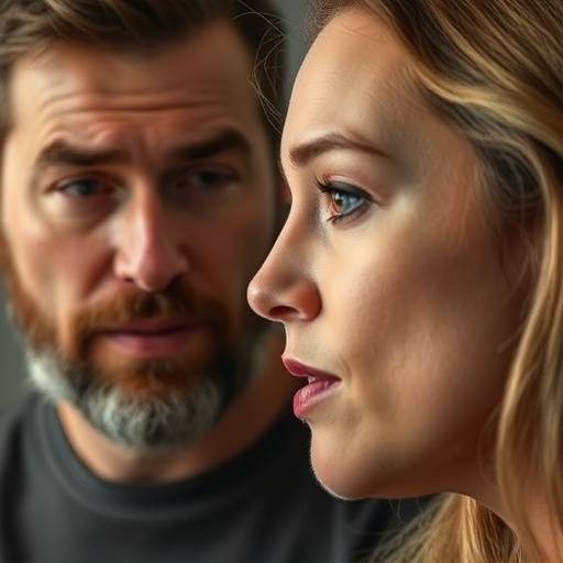 Close-up van een acteur die een emotionele monoloog oefent onder begeleiding van een docent.